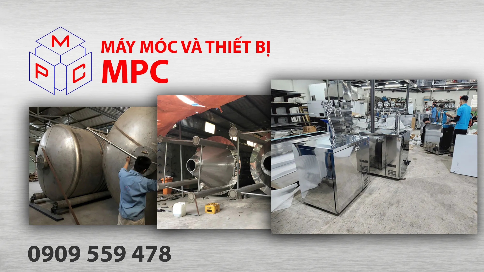 Banner xưởng sản xuất