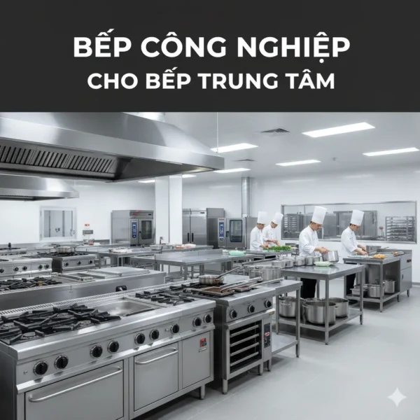 Bếp công nghiệp cho bếp trung tâm: Giải pháp tối ưu